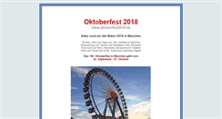 Desktop Screenshot of oktoberfest2018.de