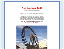 Tablet Screenshot of oktoberfest2018.de